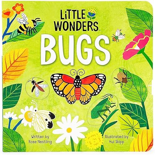 Little Wonders BUGS - Introduction to the World of Bugs Multi-Activity Children's Board Book Including Flaps, Wheels, Tabs, and More