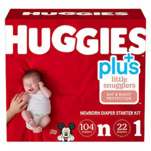 Huggies Plus Newborn Diaper Starter Kit | Costco