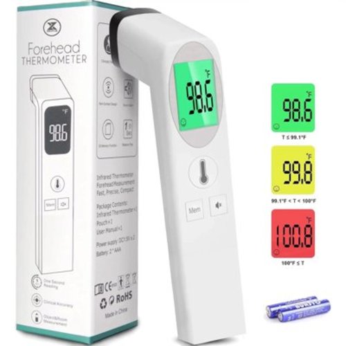 Rapid Body Touchless Forehead Thermometer, Contactless Infrared for Adults & Kids