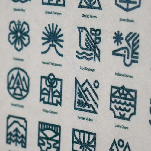 National Parks Camp Flag by Steve Wolf x Oxford Pennant – Mochi Kids