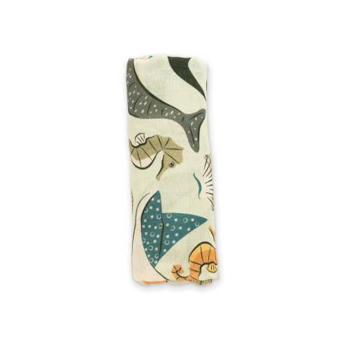 Dune Muslin Swaddle Blanket | Ellie Sue | Bamboo