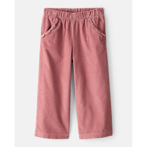 Toddler Girl Corduroy Wide-Leg Pants - Pink - Carter's | Carter's