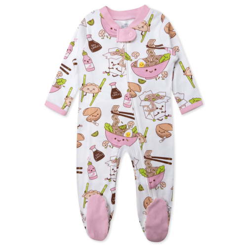 Honest Baby Clothing Organic Cotton Boy or Girl Long Sleeve Sleep N Play, Newborn to 9 Months