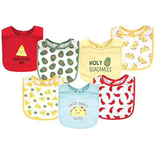 Hudson Baby Unisex BabyCotton Bibs