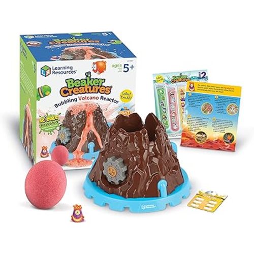 Learning Resources Beaker Creatures Bubbling Volcano Reactor - Ages 5+ Science Kits for Kids, STEM Toys for Kids, Fun Science Experiments for Kids