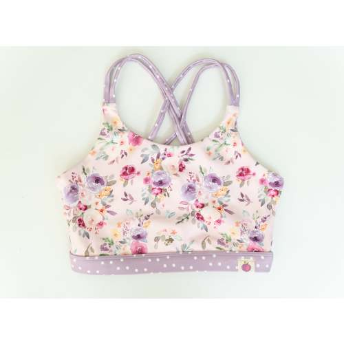 Active Crop Top - Violet Breeze (Runs Small)