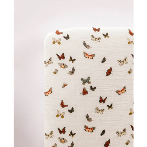 Butterfly Migration Crib Sheet