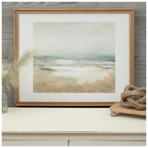 Abstract Ocean Framed Canvas Wall Art