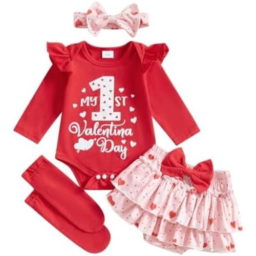 BeQeuewll Cinco De Mayo Baby Girl Outfit Mexican Baby Dress Letter Print Romper+Bloomers Tutu Skirt+Headband Fiesta Clothes