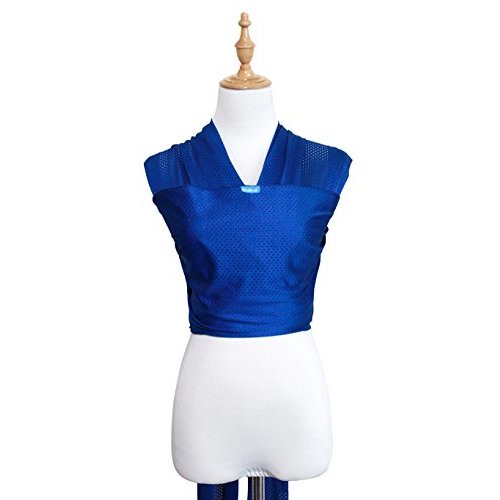 Vlokup Baby Wrap Sling Carrier for Newborn, Infant, Toddler, Kid | Breathable Lightweight Stretch Mesh Water Sling | Nice for Summer, Pool, Beach, Swimming | Perfect Shower Gift Navyblue