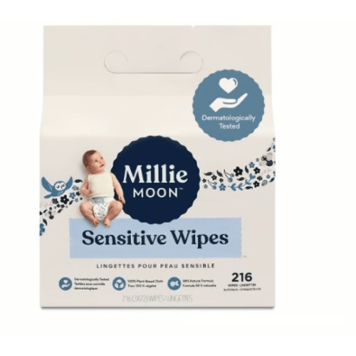 Millie Moon Sensitive Baby Wipes - Plant Based (216)