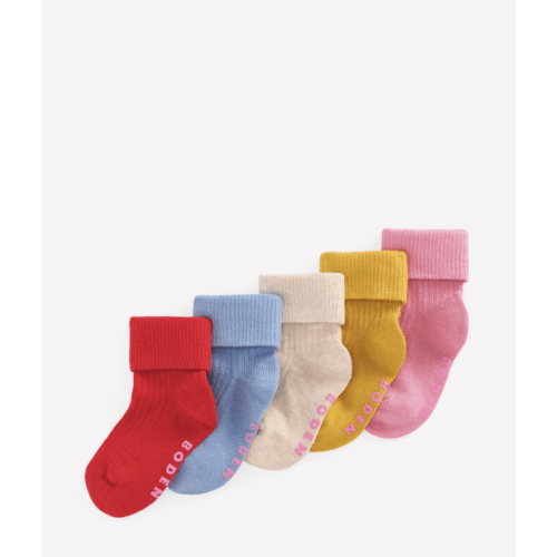 Baby 5 - pack Socks - Multi | Boden USA