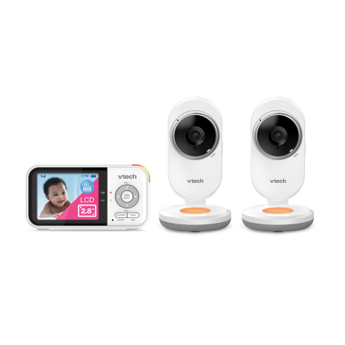 "VTech VM3254-2 Digital Video Baby Monitor with 2.8"" LCD Screen and 2 Cameras"