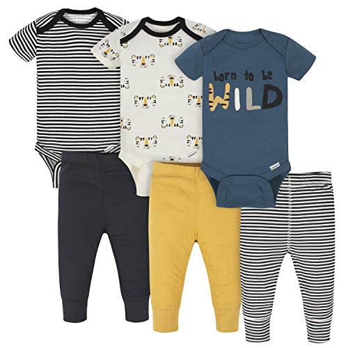 Onesies Brand Unisex Baby 3 Outfit Bundle Mix Match Newborn to 12m Pants Set
