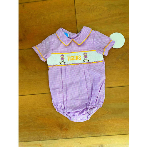 Lavender Tiger Football Bubble | Little Sunshine Shop