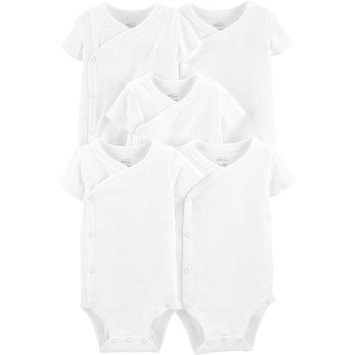 Simple Joys by Carter's Unisex Baby 5-pack Side Snap Short-sleeve Bodysuit