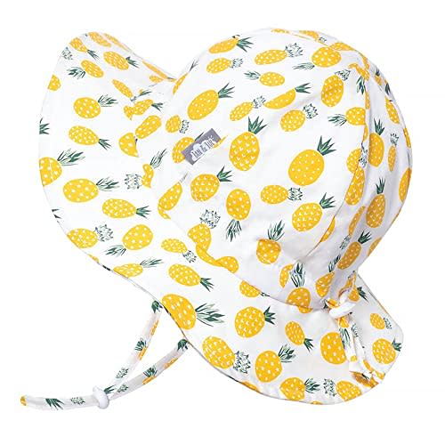 JAN & JUL Adjustable Cotton Floppy Sun Hat with 50+ UPF Protection for Girls