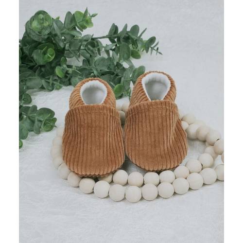 Tan Corduroy Baby Moccasin Baby Moccasin Baby Shower Gift - Etsy