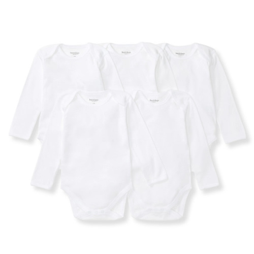 Bee Essentials Organic Long Sleeve Baby Bodysuit 5 Pack | Burt's Bees Baby®
