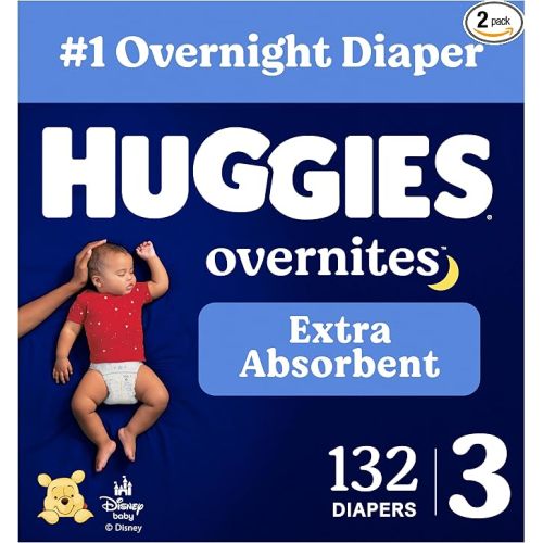 Overnight Diapers, Size 3