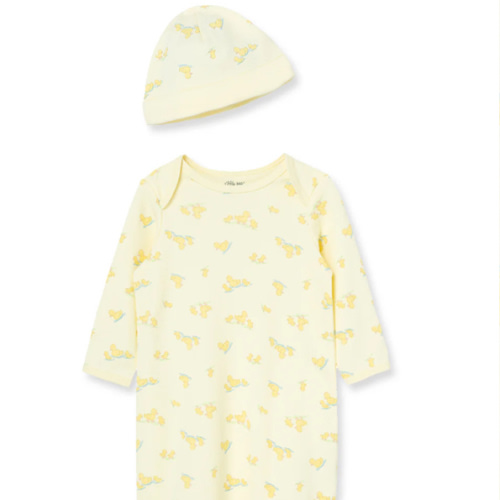 Little Ducks Sleeper Gown and Hat