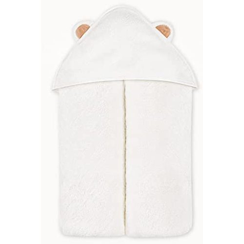 Natemia Extra Soft Baby Hooded Towel - Super Absorbent and Hypoallergenic Rayon from Bamboo Bath Towels - Sized for Infants and Toddlers - Made in Turkey