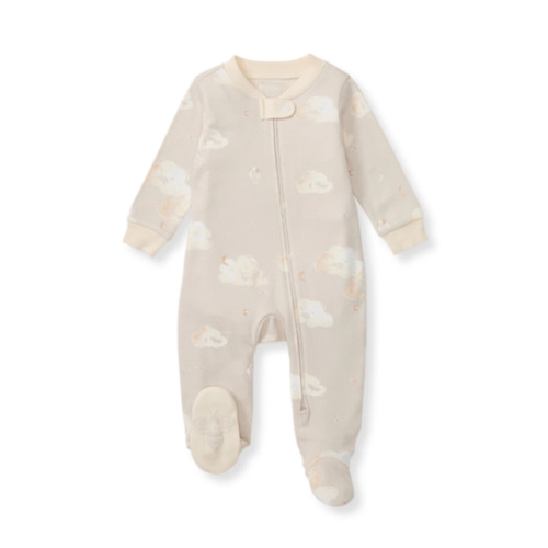 Good Night Sky Organic Cotton Sleep and Play Ice Flow