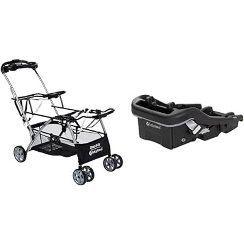 Baby Trend Universal Double Snap-N-Go Stroller Frame & EZ-Lift™ 35 Plus Infant Car Seat Base,Black