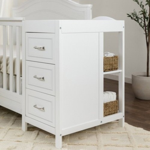 DaVinci Charlie 4-in-1 Convertible Crib & Changer - White