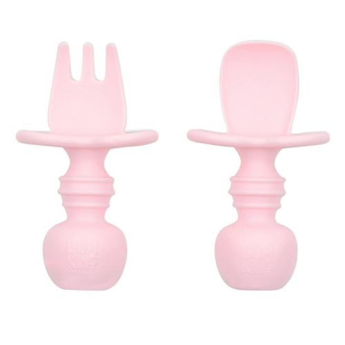 Bumkins Silicone Chewtensils - Pink