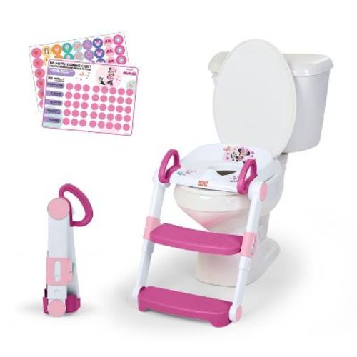Bright Starts Disney Minnie Mouse Foldaway Ladder Potty Chair - Pink