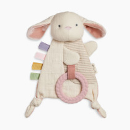 Itzy Ritzy Bitzy Crinkle Sensory Crinkle Toy with Teether - Bunny