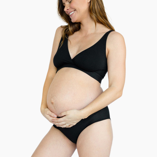 Storq Deluxe Nursing and Sleep Bra - Black, L