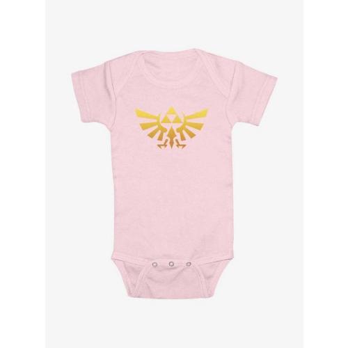 Nintendo Triforce Emblem Infant Bodysuit - PINK | BoxLunch