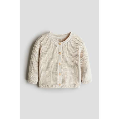 PATENT-KNIT CARDIGAN