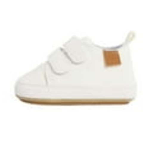 Zwiiyzr 2025 Unisex Baby First Walking Shoes 0-15 Months Infant Sneakers Boys Girls Shoes Non-Slip Rubber Sole High-Top Toddler Activewear Crib Shoes Newborn Loafers Flats White