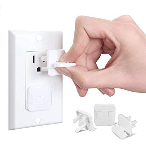 38 Pack Baby proofing Outlet Plugs, PRObebi No Easy to Remove by Children Keep Prevent Baby from Accidental Shock Hazard - 38PCS - A-White