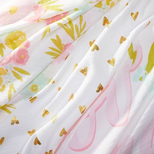 Flora Muslin Swaddle Blankets - Pink- 3pk - Cloud Island™