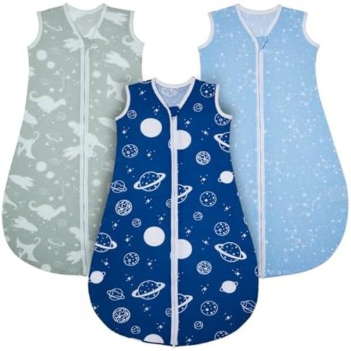 Lilian&Gema Baby Sleep Sack Unisex Baby Sleeping Bag 0.5 TOG Extra Soft Lightweight Wearable Blanket for Infant Toddler