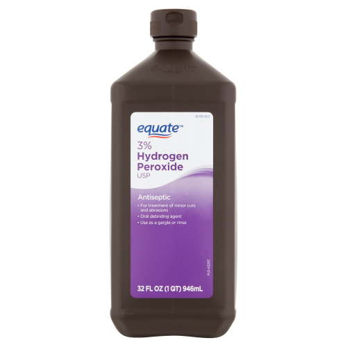 Equate 3% Hydrogen Peroxide Liquid USP Antiseptic, 32 fl oz HSA/FSA Eligible
