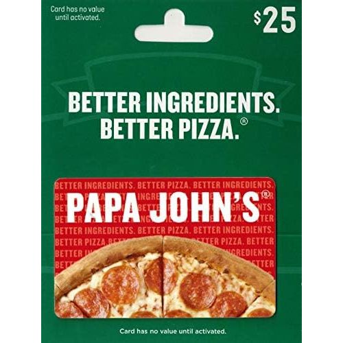 Papa John's Pizza Gift Card