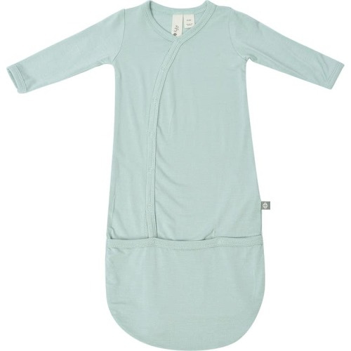 Baby Bundler Snap Gown, Newborn, Sage