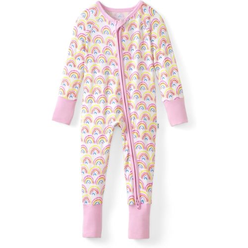 Little Sleepies Pajamas for Baby Boys & Girls, Viscose from Bamboo Baby Pajamas, Preemie & Newborn Sleepers, 2-Way Zipper PJs