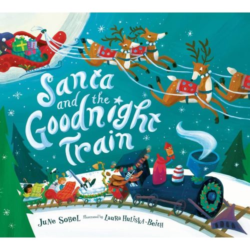 Santa and the Goodnight Train Board Book