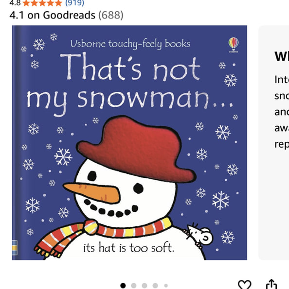 That's not my snowman...: An Interactive, Sensory Touchy-Feely Holiday Book with Tactile Patches for Babies and Toddlers