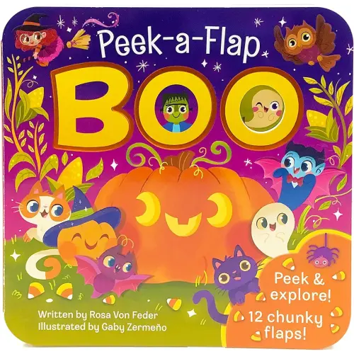 Boo Halloween Lift-a-Flap Board Book Ages 0-4 (Peek-A-Flap)