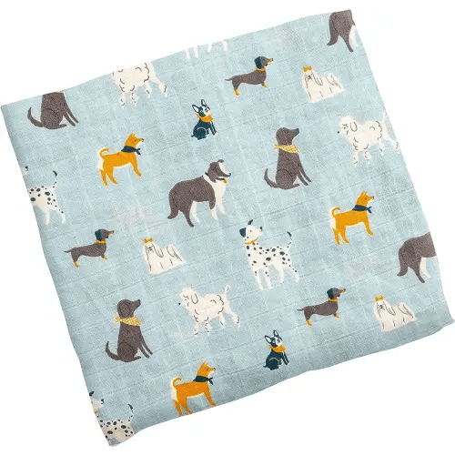 Stephen Joseph, Muslin Swaddle Blanket for Baby Girls and Boys, Newborn Receiving Blanket for Swaddling, 100% Cotton Baby Swaddle Wrap, Receiving Swaddle Wrap, 47 x 47 inches