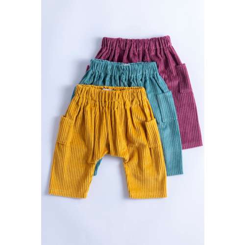 RILEY Corduroy Trousers, Girls, Boys, Unisex Harem style slouchy pants