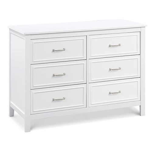 Davinci Charlie 6-Drawer Double Dresser in White