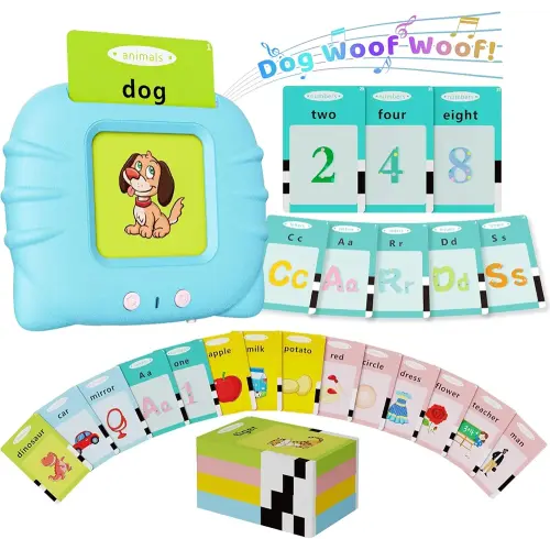 Toddler Toys Talking Flash Cards for 1 2 3 4 5 6 Year Old Boys and Girls, Autism Sensory Toys for Autistic Children, Learning Educational Montessori Speech Therapy 248 Sight Words Kids Gifts